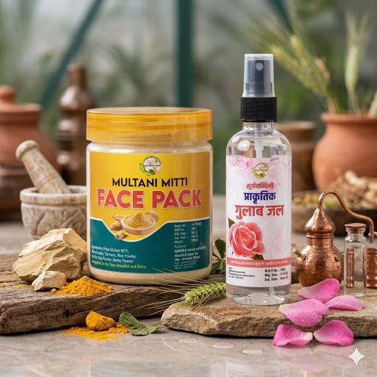 Multani Mitti Face Pack With Gulab Jal