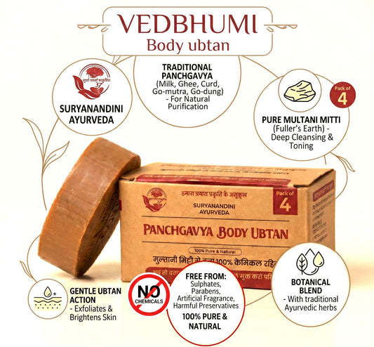 Panchgavya Body Ubtan Soap – Natural Ayurvedic Bathing Soap