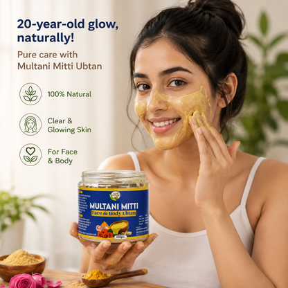 Natural Multani Mitti Face &amp; Body Ubtan ( Multani Mitti Face Wash)
